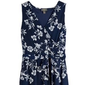 41 Hawthorn // Floral Print Faux Wrap Dress